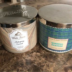 BBW Summer Scent Candles